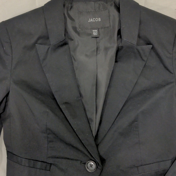 Bolero type sateen blazer - Picture 2 of 2